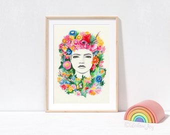 The May Queen: Midsommar 8x10 Fine Art Print par Leilani Joy