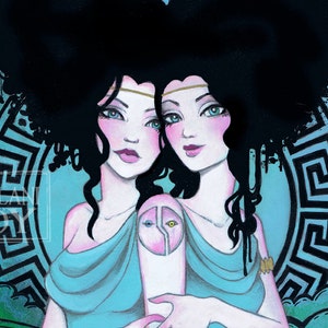SALE Children of the Earth, Origin of Love Fine Art Print 11x14