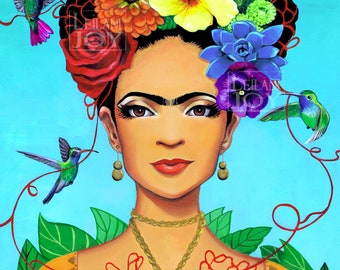 11x14" - "For Frida" A Frida Kahlo Tribute Fine Art Print by Leilani Joy