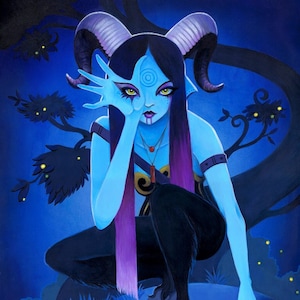 11x14 Limited Edition &quot;Faun&quot; Pan&#39;s Labyrinth Inspired by Leilani Joy