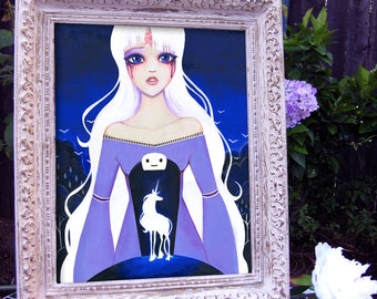 The Last Unicorn 8x10 Fine Art Print Lady Amalthea