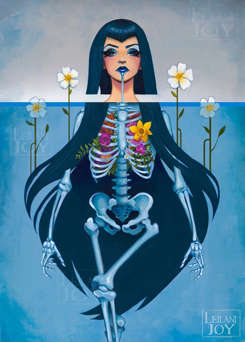 11x14 La Mort The Death Tarot Card. Fine Art Print Etsy