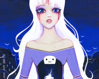 The Last Unicorn 11x14 Fine Art Print Lady Amalthea