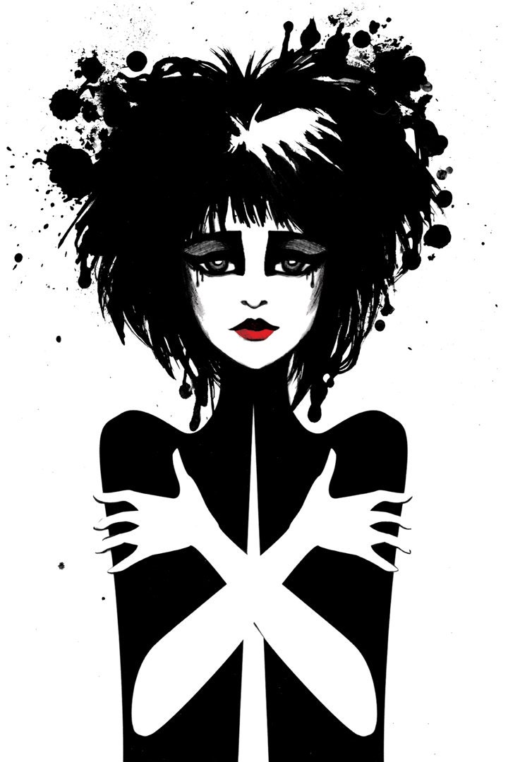 LIMITED EDITION: Siouxsie Sioux Canvas Reproduction 5 of 10