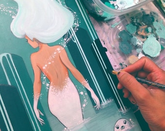 セルキー ファインアート ジクレープリント 5.5