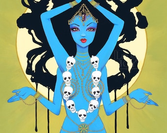 11x14 "Kali" Hindu Goddess Girl Fine Art Print