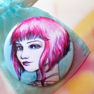 Ramona Flowers Vanity Pocket Mirror