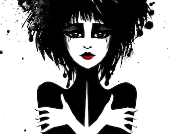 Siouxsie Sioux 11x14 Fine Art Print Gothic Queen of Punk Girl