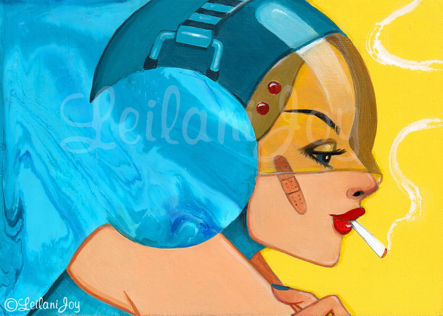 Space Case 8x10 Fine Art Print by Leilani Joy
