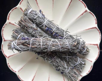 Lavender Smudge Stick | Organic | Hand Wrapped