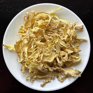 Ginger Root Slices, Dried Organic