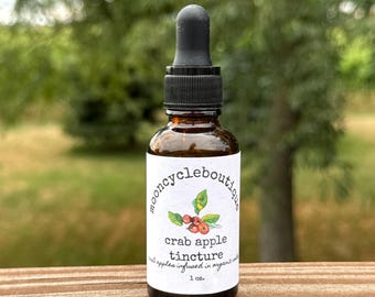 Crab Apple Tincture | Lunar Infused | Organic Tincture