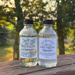 Nail Polish Remover | Acetone Free | Non Toxic | Gentle | Organic Nail Care