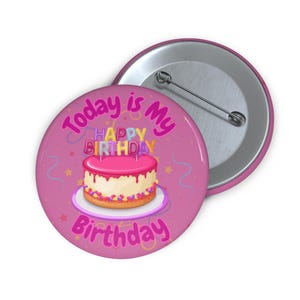 Birthday Pin for Students|Classroom Birthday Badge|School Celebration Button|Kids Birthday Pin | Fun Birthday Accessory|Custom Birthday Pin