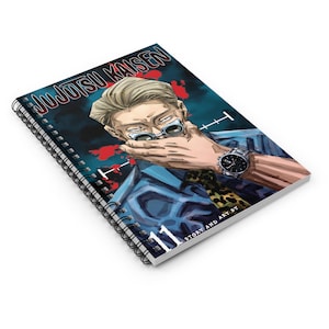 Jujutsu Kaisen Anime Notebook|Sukuna Spiral Journal|Anime Sketchbook|Anime Stationery Gift|Anime Manga Fan Gift|Anime Office Decor