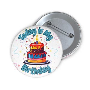 Birthday Pin for Students|Classroom Birthday Badge|School Celebration Button|Kids Birthday Pin | Fun Birthday Accessory|Custom Birthday Pin