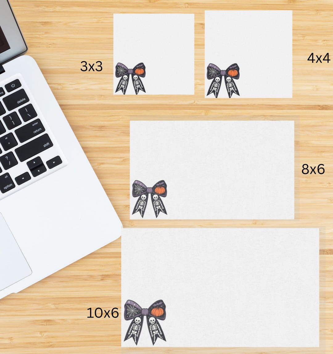 Halloween Sticky Notes|spooky Memo Pads|creepy Notepads|haunted Office ...