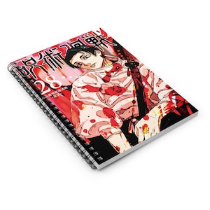Jujutsu Kaisen Anime Notebook|Sukuna Spiral Journal|Anime Sketchbook|Anime Stationery Gift|Anime Manga Fan Gift|Anime Office Decor