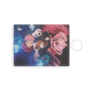 Cartera Jujutsu Kaisen/Tarjetero de Anime/Cartera Gojo Satoru/Regalo de Yuji Itadori/Cartera estilo manga/Cartera de Anime Kawaii/Mercancía de Anime
