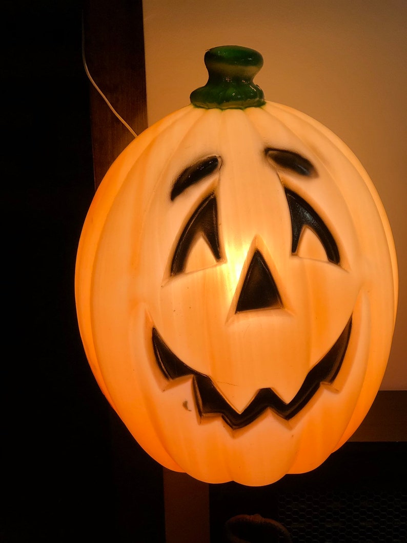 Large General Foam Plastics Pumpkin Jack-o-Lantern Blow Mold