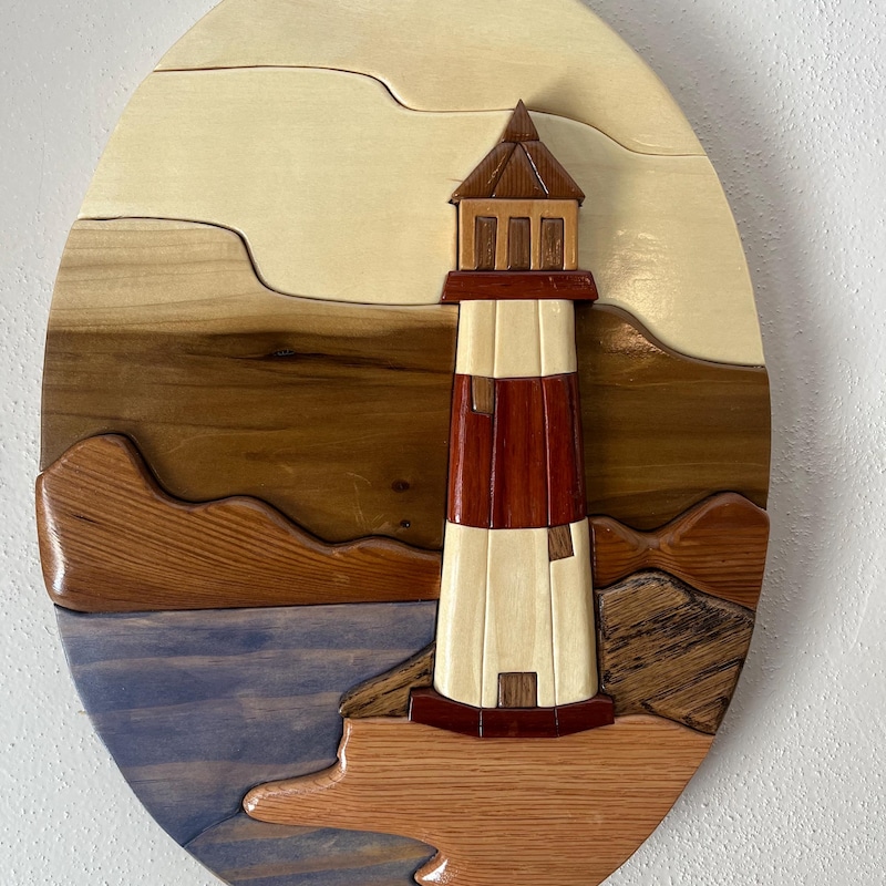 Wood Lighthouse - Etsy