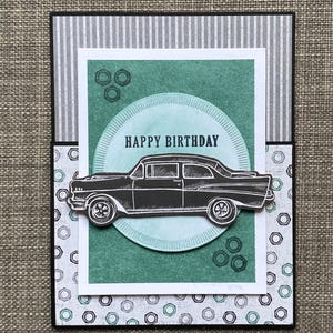 Classic Car Birthday Card