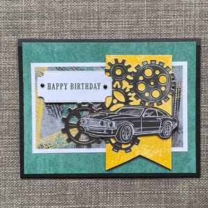 Classic Car Birthday Card