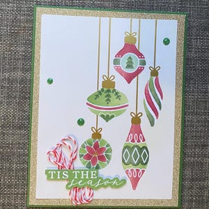 Ornaments Christmas Card