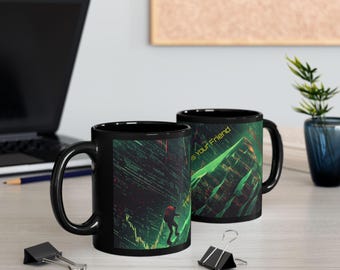 Trend Stock Market Mug Custom Trader Mug for Dad Investor Gift for Husband Trading Mug for Boyfriend Bull and Bear Coffee Cup (11oz, 15oz)