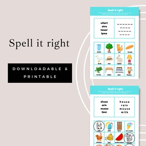 Spell it right resource