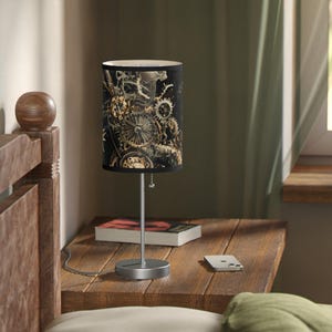 Steampunk Desk Lamp, Unique Home Decor, Vintage Lighting, Any Room Lamp Decor, Gift for Him or Her, Industrial Style, Housewarming Gift