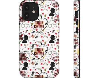 True Crime Phone Case, Tough Cases for Crime Lovers, Unique Design, Gifts for Enthusiasts, iPhone Case, Samsung Case