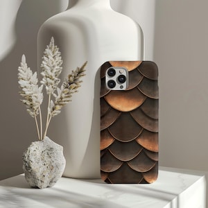 Dragon Scale Tough Case - Fun Accessories for Mythical Fans, Dual Tone Phone Cover, Gifts for Dragon Lovers, Gifts for Fantasy Lovers