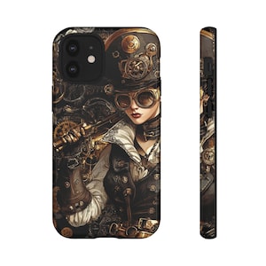 Steampunk Lady Pirate Phone Case - Gifts for Steampunk and Pirate Lovers, Mothers Day Gift, Fun Accessories, Unique, Protective Case