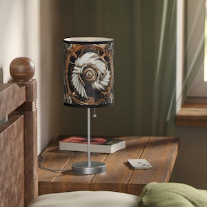 Steampunk Table Lamp, Unique Home Decor, Vintage Lighting, Any Room Lamp Decor, Gift for Him or Her, Industrial Style, Housewarming Gift