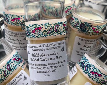 Wild Lavender Solid Lotion Bar