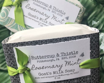 Rosemary Mint Goats Milk Soap