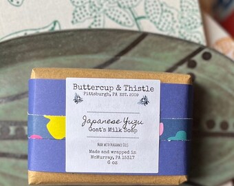 Japanese Yuzu Goats Milk Soap