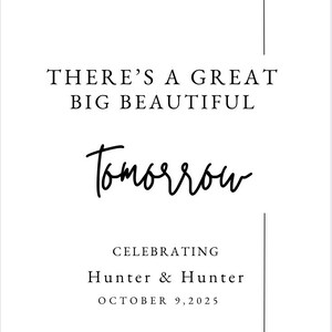 Great Big Beautiful Tomorrow Sign - Etsy