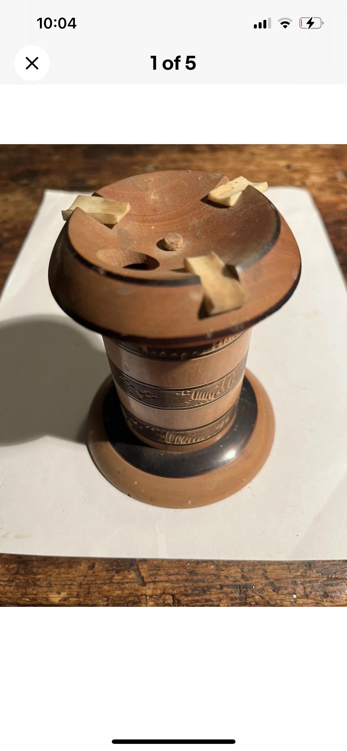 Vintage antique cigarette dispenser