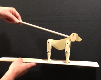 Limberjack Dog with dancing board and stick