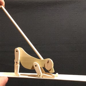 Limberjack Dog with dancing board and stick image 2