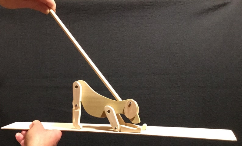 Limberjack Dog with dancing board and stick image 2