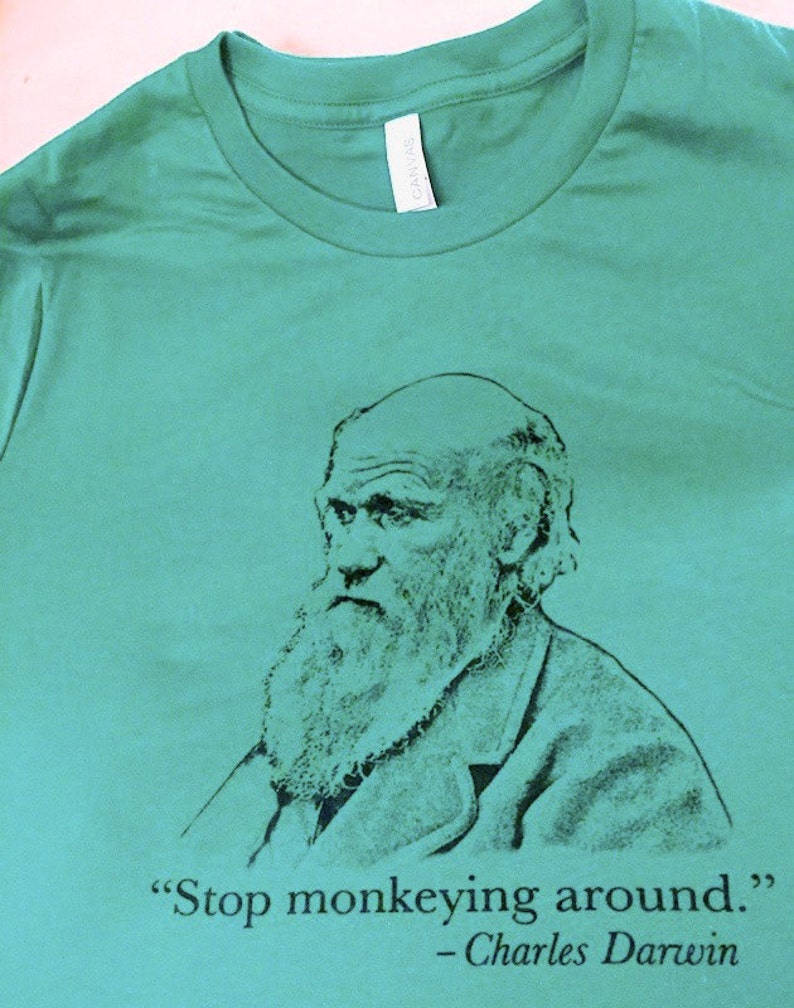 charles darwin t shirt