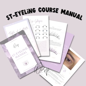 Lash Artist Ebook, Lash PDF, Lash Manual, Lash Styling, Lash Training, PDF, E-Book, Manual