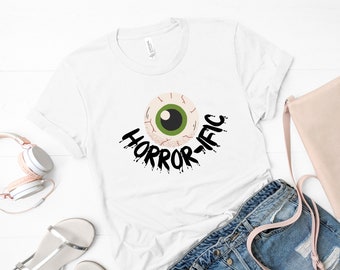 Horror Shirt, Spooky Tee, Halloween Tee, Eye Halloween, Scary Movies Shirt, Halloween Gift