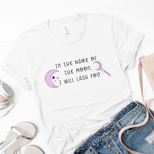 Cute Lash Artist Shirt, Sailor Moon, Nerdy, Quote, Anime Lash, Beauty