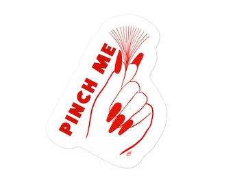 Pinch Me, Lash Artist, Volume Lashes, Sticker, Beauty, Water Bottle, Laptop, Lashes