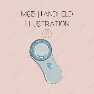 led device, illustration, my skin buddy, esthetician clip art, skin care art, esthetician social media graphic, spa tools