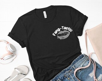 Fang Tee, Fantastic, Spooky, Vampire Tshirt, Halloween Tshirt, Cute Halloween, Funny, Vampire Gift